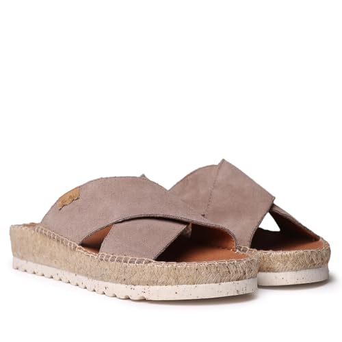 TONI PONS Bali-A Cross-Sandale für Damen aus Spaltleder, Taupe, 38 EU TONI PONS Bali-A Cross-Sandale für Damen aus Spaltleder, Taupe, 38 EU von Toni Pons