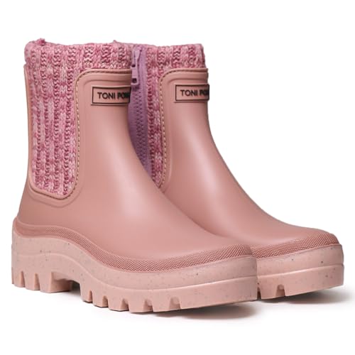 TONI PONS CAMOS Damen-Gummistiefel, wasserdicht, rutschfeste Sohle, Regenstiefel, Chelsea-Stiefel, Rosa, 38 EU TONI PONS CAMOS Damen-Gummistiefel, wasserdicht, rutschfeste Sohle, Regenstiefel, Chelsea-Stiefel, Rosa, 38 EU von Toni Pons