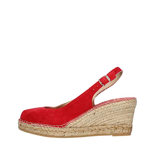 TONI PONS Damen Calpe Sandale, rot, 35 EU von Toni Pons