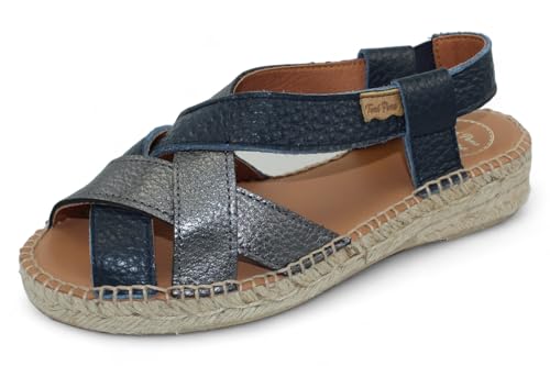 TONI PONS Damen Elia-bg Sandale, Marineblau, 40 EU von Toni Pons