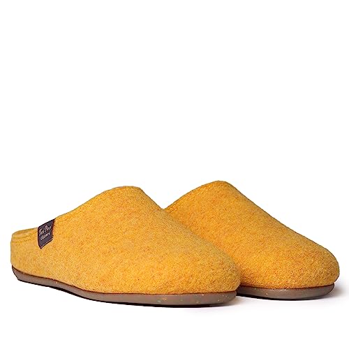 TONI PONS MONA-FR Damen Clogs aus recyceltem Filz, gelb, 33 EU von Toni Pons