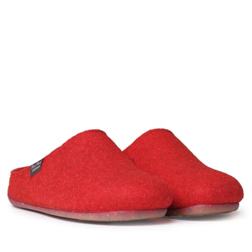 TONI PONS MONA-FR Damen Clogs aus recyceltem Filz, rot, 33 EU von Toni Pons
