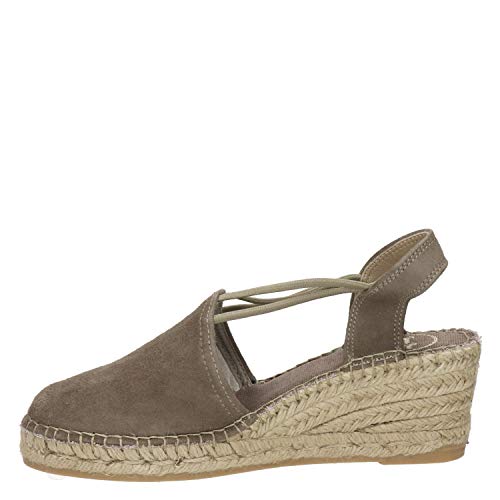 Toni Pons Wildleder-Espadrille für Damen - TREMP - Taupe, 37 EU von Toni Pons