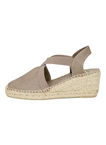 Toni Pons Damen-Espadrille aus Baumwolle - TER - Taupe, 35 EU von Toni Pons