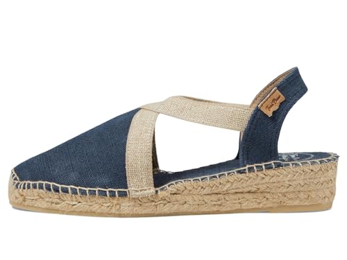 Toni Pons Damen-Espadrille aus Baumwollstoff - Verdi-V - Marine, 41 EU von Toni Pons