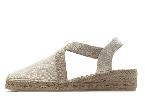 Toni Pons Damen-Espadrille aus Baumwollstoff - Verdi-V - Roh, 40 EU von Toni Pons