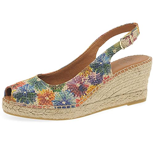 Toni Pons Damen Espadrille aus Leder - Carol-DM - Multi, 41 EU von Toni Pons