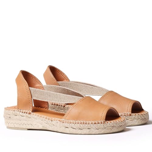 Toni Pons Damen Espadrille aus Leder - ETNA - Cuero, 40 EU von Toni Pons