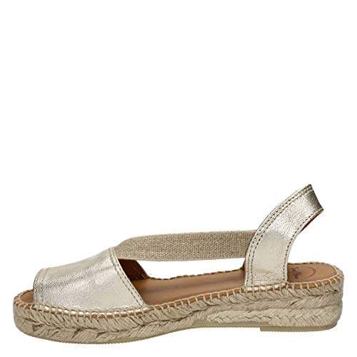 Toni Pons Damen Espadrille aus Leder - ETNA - Pale, 37 EU von Toni Pons