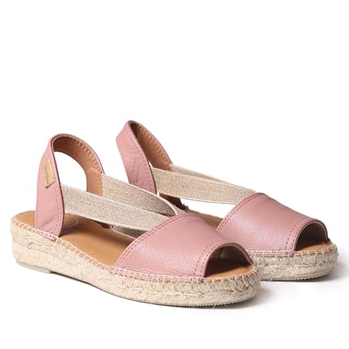 Toni Pons Damen Espadrille aus Leder - ETNA - Pale, 43 EU von Toni Pons