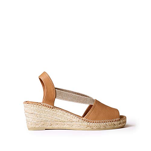 Damen Espadrille aus Leder - TEIDE-P - Cuero, 37 EU von Toni Pons