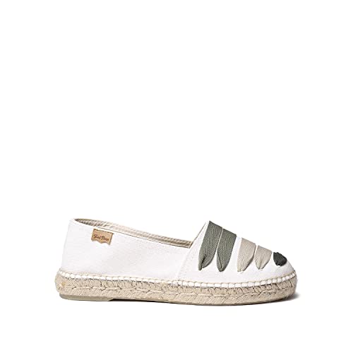 Toni Pons Damen-Espadrille aus Baumwollstoff - Rose - Khaki, 42 EU von Toni Pons