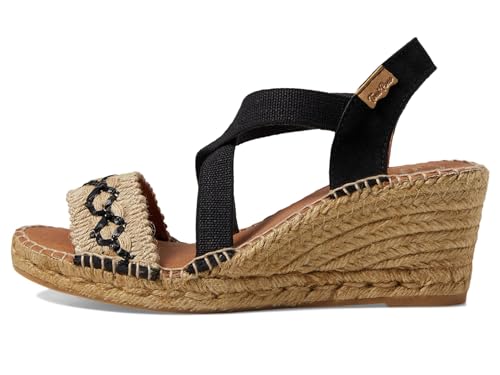 Toni Pons Damen-Espadrille mit elastischen Bändern - SUSA-BN - Schwarz, 37 EU von Toni Pons