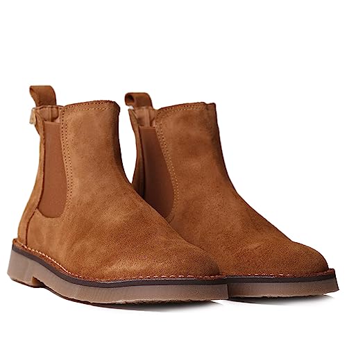 Toni Pons Damen-Stiefelette aus geteiltem Wildleder – ISA-SY – Röstfarben, 42 EU von Toni Pons