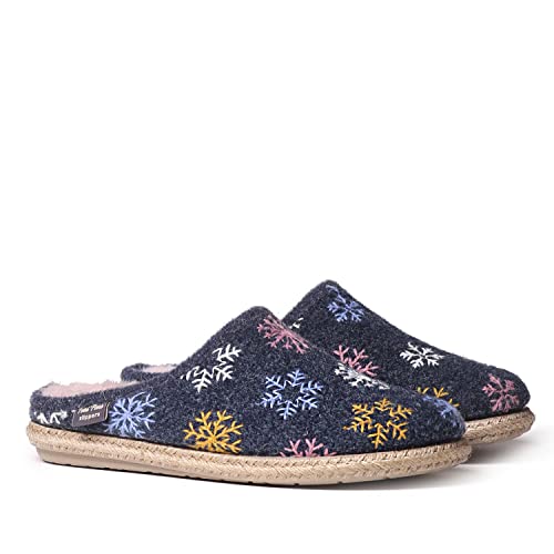 Toni Pons Damenhausschuhe aus Filz - DELI-CP - Marineblau, 41 EU von Toni Pons