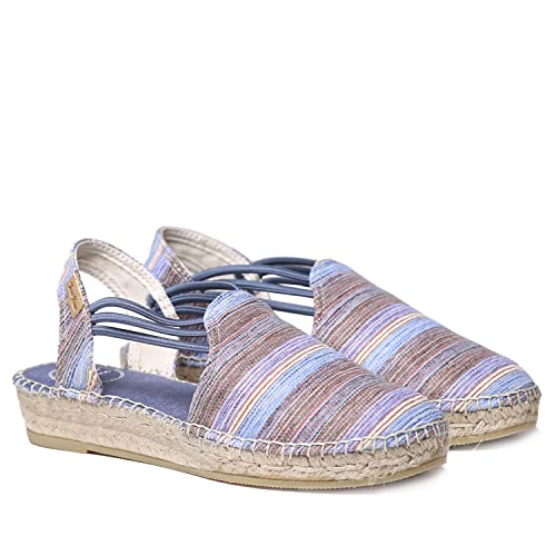 Toni Pons Espadrille aus Stoff für Damen - NOA-HV - Blau, 42 EU von Toni Pons