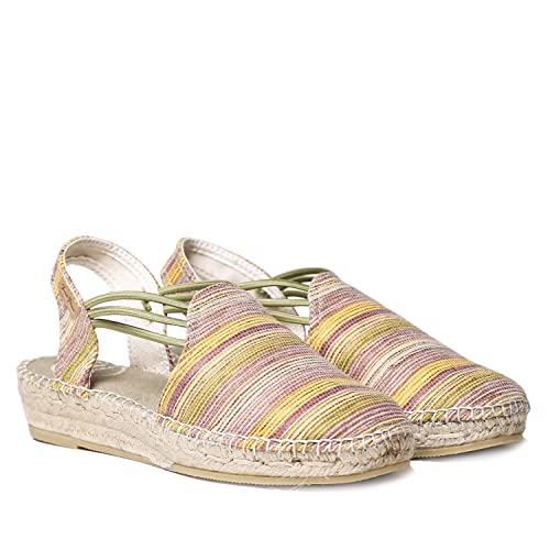 Toni Pons Espadrille aus Stoff für Damen - NOA-HV - Khaki, 38 EU von Toni Pons