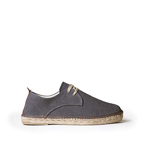 Toni Pons Herren-Espadrille zum Schnüren aus Baumwollstoff - Dixon - Schwarz, 41 EU Toni Pons Herren-Espadrille zum Schnüren aus Baumwollstoff - Dixon - Schwarz, 41 EU von Toni Pons