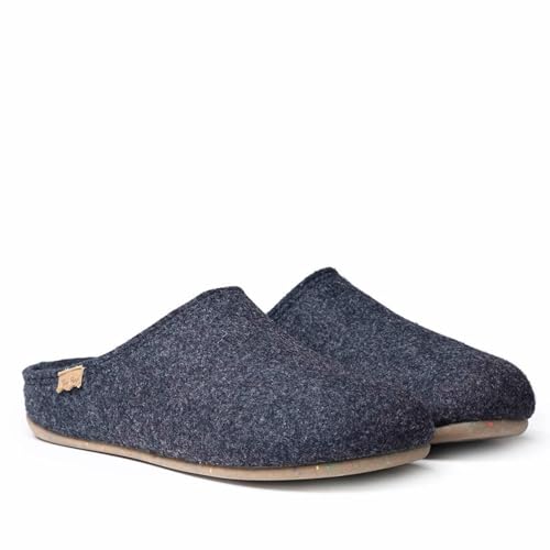 Toni Pons Herren-Hausschuhe aus recyceltem Filz – NEO-FR Marineblau, 50 EU. Toni Pons Herren-Hausschuhe aus recyceltem Filz – NEO-FR Marineblau, 50 EU. von Toni Pons