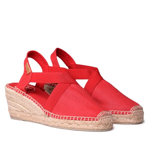 Toni Pons Linen Espadrille - TER 38 RED von Toni Pons