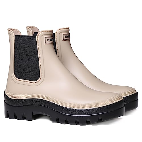 Toni Pons Regenstiefel für Damen - CARTER - Beige, 40 EU von Toni Pons