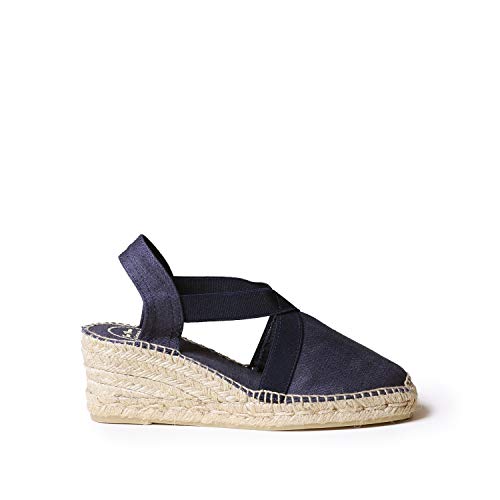 Toni Pons Damen-Espadrille aus Baumwolle - TER - Marine, 37 EU von Toni Pons