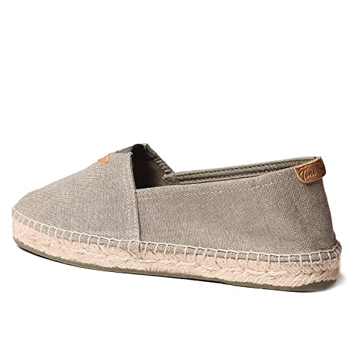 Toni Pons Unisex-Espadrille aus Baumwollstoff - BLANES-ER Kaki, 40 EU von Toni Pons