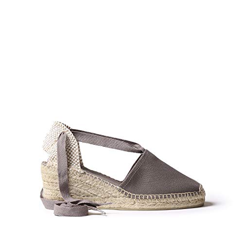 Toni Pons Damen-Espadrille aus Baumwoll-Canvas - Valencia - Taupe, 40 EU von Toni Pons