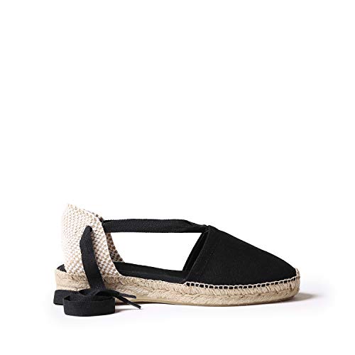 Toni Pons Vegane Espadrille für Damen - Grecia Schwarz, 40 EU von Toni Pons