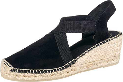 Toni Pons Wildleder-Espadrille für Damen - Tona - Schwarz, 37 EU von Toni Pons