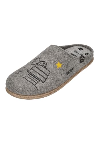 Toni Pons X SNOOPY Herrenschuhe Hausschuhe CHARLIE gris, Größe:46 EU von Toni Pons