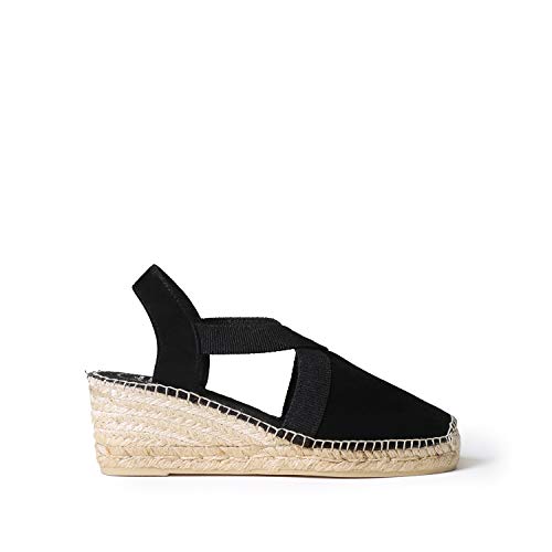 Wildleder-Espadrille für Damen - Tona - Schwarz, 39 EU von Toni Pons