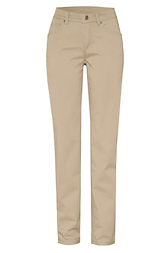 TONI Damen 5-Pocket-Hose »Liv« in Regular-Fit 42 beige | 072 von TONI