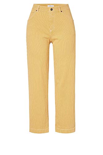 TONI Damen 3/4-Jeans »Liv« mit ausgestellter Beinweite 40 dunkelgelb von Toni