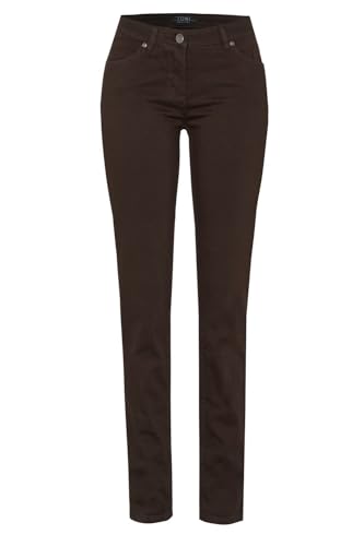 TONI Damen 5-Pocket-Jeans »Perfect Shape« aus Colour Denim 38 Dark Brown | 793 von Toni