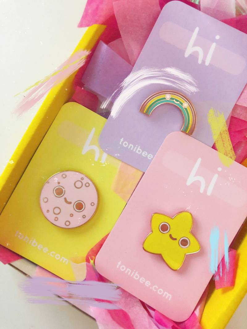 Verkauf Emaille Pin - Süße Anstecknadel Sky Pins Verkauf Emaille Pin - Süße Anstecknadel Sky Pins von ToniBeeShop