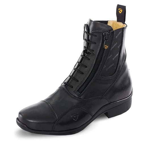 Tonics Stardust II Stiefelette Schnürer unisex, Größe:46, Farbe:schwarz von Tonics