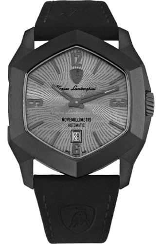 Tonino Lamborghini Novemilimetri Herren Uhr analog Automatik mit Leder Armband TLF-T08-1 von Tonino Lamborghini