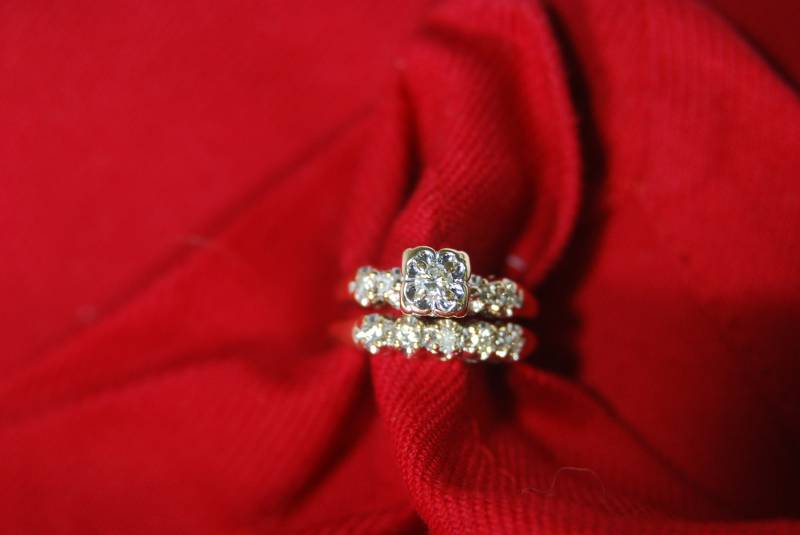 14K Zweifarbige Damenhochzeitsset Im Antiken Stil 1/2 Ctw 14K Zweifarbige Damenhochzeitsset Im Antiken Stil 1/2 Ctw von TonisSouthernJewels