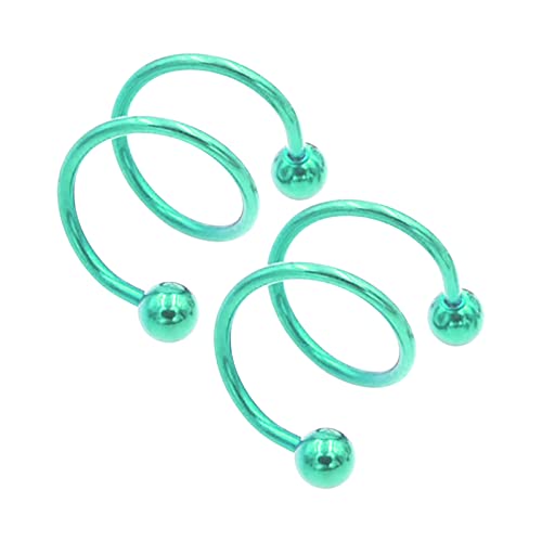 Damen-Ohrstecker Edelstahl Damen Ohrringe Mode Ohrringe Doppel Creolen Damen Kreative Ohrringe Geometrische Baumeln Kristall Ohrringe Damen Ohrringe Ohrringe Steine Silber (Green, One Size) von Tonsee Accessoire