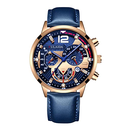 Damenband Ansehen Blau Männer Business Luxus Mode Herren Quarzuhr Männer Digitalwaage Business Uhr Männer Stahlgürtel Gold Uhren Männer Gürteluhr Kinder Beobachten Jungen Digital (C #2, One Size) von Tonsee Accessoire