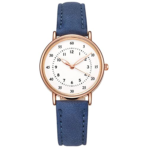 Edelstahluhr Herrenuhr Armbanduhr Herren Damen-Edelstahluhr Mode-Damenuhr Vollfunktions-Aussehen Persönlichkeit Damenuhr Wasserdichte Damenuhr Neutral Für Kinder Der Ohne Handy (Blue, One Size) von Tonsee Accessoire