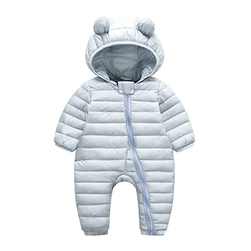 Fleecejacke Kinder Jungen Mädchen Neugeborenes Baby Mädchen Jungen Winter Warmer Schneeanzug Bärenohren Kapuzenoverall Daunenmantel Strampler Gepolsterte Oberbekleidung Weste Daune Junge von Tonsee Accessoire