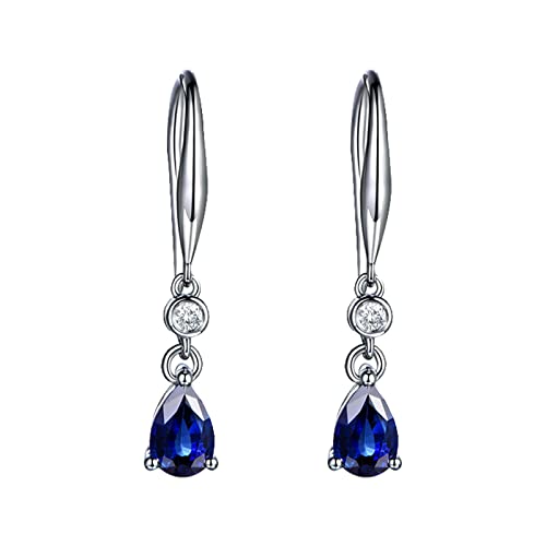 Tonsee Accessoire Frauen Ohrringe Ohrhänger Mode Edelstein Ohrringe Geburtstagsfeier Mode Ohrringe Schmuck Geschenke Ohrringe Set Für Mehrere Ohrlöcher Blumen (Blue, One Size) von Tonsee Accessoire