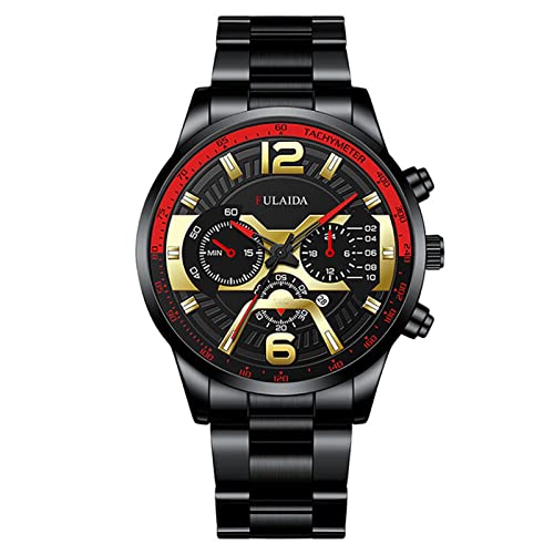 Kinder Armbanduhr Jungen Kunststoff Männer Business Luxus Mode Herren Quarzuhr Männer Digitalwaage Business Uhr Männer Stahlgürtel Gold Uhren Männer Ansehen Für Kinder Lernen (D-c, One Size) von Tonsee Accessoire