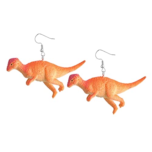 Tonsee Accessoire Ohrringe Damen Klassische Farbige Ohrringe Ohrringe Dinosaurier Dinosaurier Dinosaurier Mädchen Anhänger Damen süße Anhänger Ohrringe Harzohrringe Trommelohrringe (L-9, L) von Tonsee Accessoire