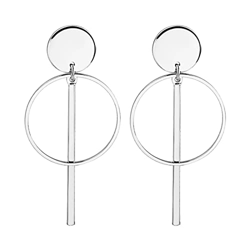 Tonsee Accessoire Ohrringe Damen Ohrstecker Persönlichkeit Ausschnitt Quaste Ohrringe Elegante Ohrringe Schmuck Geschenke Klemm Ohrringe Kinder (Silver #7, One Size) von Tonsee Accessoire