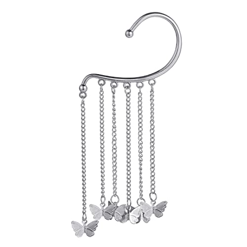 Ohrringe Knoten rund Quasten Ohrringe zur Mode mit Diamanten Geschenke Damenohrringe für Frauen Ohrpiercing Ohrringe (Silver-F, One Size) von Tonsee Accessoire