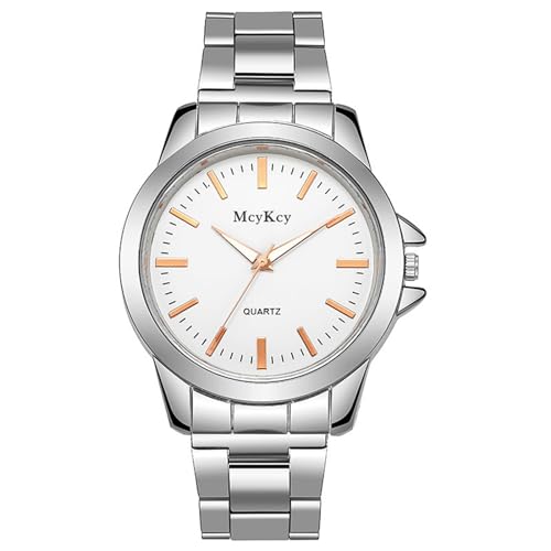 Quarz Uhr für Herren Armbanduhr Herren Geschenk für Damen, leicht, luxuriös personalisierbar, Herren-Quarz, Damen-Paar, dünn, nicht mechanisch Damen Digitaluhr Wasserdicht Armbanduhr (C, One Size) von Tonsee Accessoire