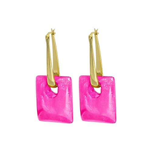 Tonsee Accessoire Damen Ohrstecker Kreative Ohrringe Tasche Design Ohrringe Nachrichten Mode Anhänger Quadratische Ohrringe Schmuck Ohrringe Dunkelgrau (A, One Size) von Tonsee Accessoire